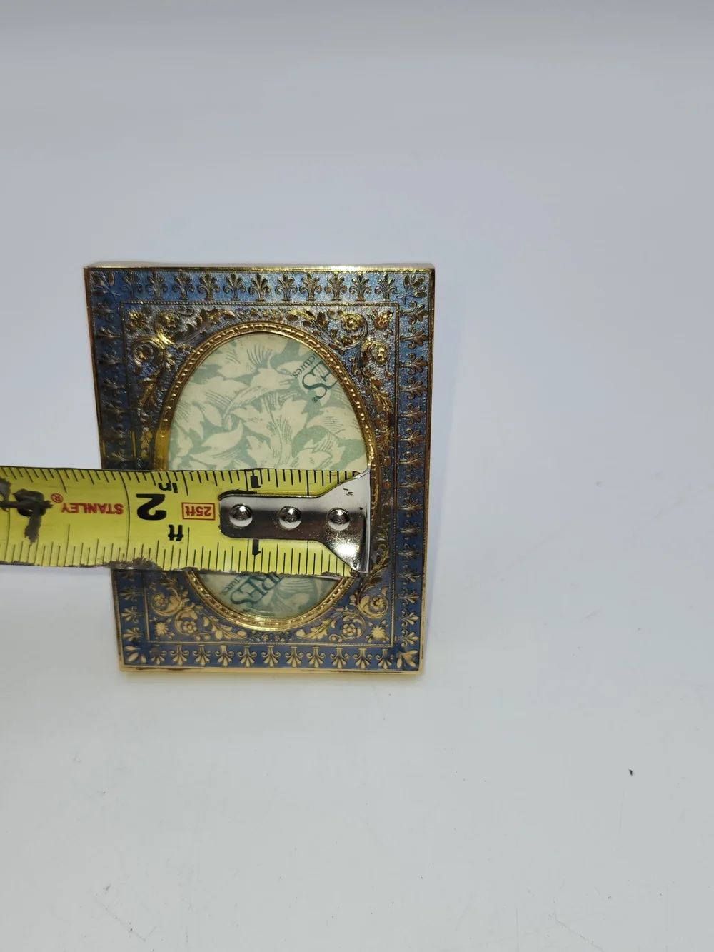 Expressions Gold & Blue Ornate Oval Picture Frame - Home Accents